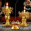 1 шт. Золотой Храм Лотос Молитвенные Аксессуары Лепесток Подсвечник Прочная Конструкция Буддийские Принадлежности Элегантный