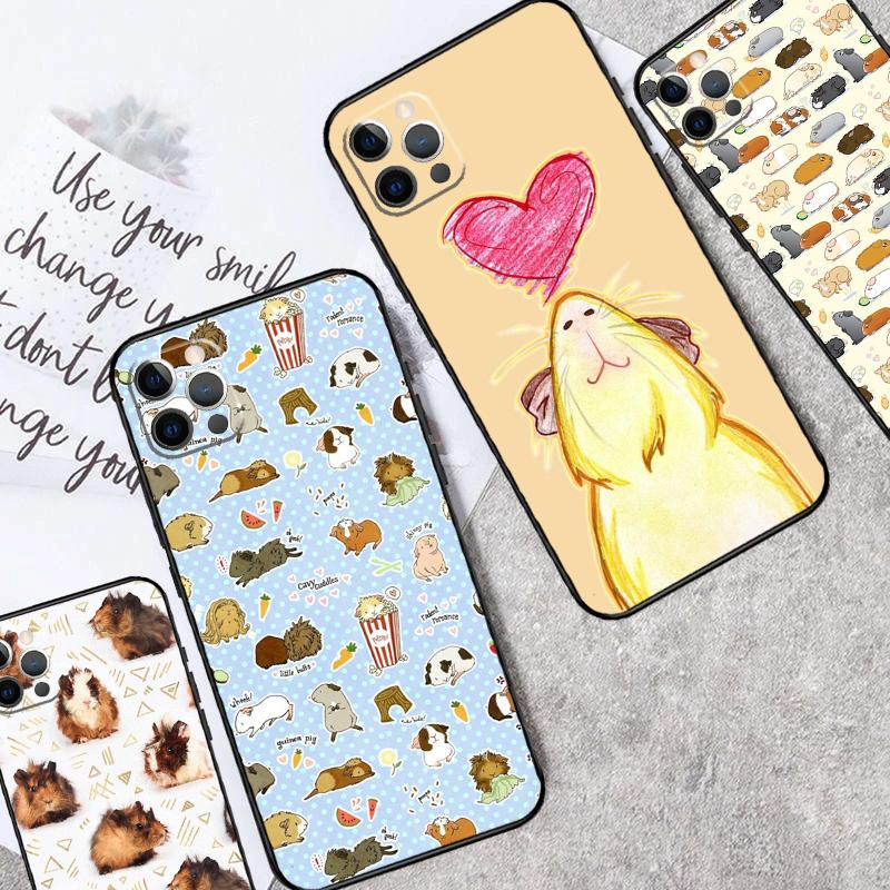 Cute Cartoon Guinea Pig For Huawei Nova 10 9 SE 3i 7i 8i 11i 12i Y60 Y61 Y70 Y72 Y73 Y90 Y91 P20 P30 P40 Lite Case