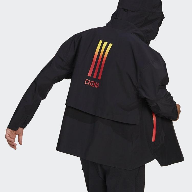 adidas Myshelter RR Outdoor Sports Hooded Jacket Black Men's GT0352