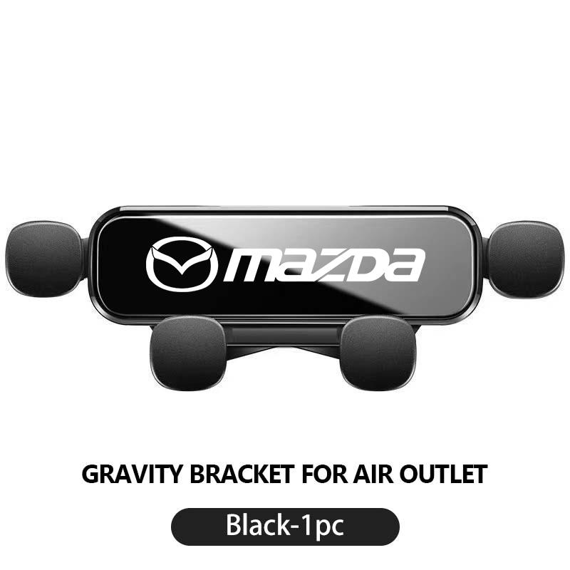 Для автомобиля Mazda Гравитационный держатель телефона GPS-подставка Зажим на вентиляционное отверстие Автоаксессуары 3 6 CX5 2 CX3 CX9 MX5 RX8 Axela Demio Atenza MS