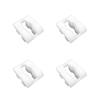 Bumper Towing Eye Hook Cover Clips Screws Trim Turn Lock Insert Kit for Evoque Discovery 3 4 Bumper Fender Grille Clips