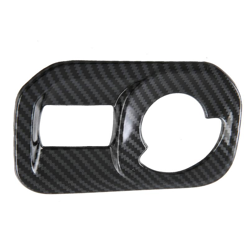 Fit for Dodge Ram 1500 - Headlight Control Cover Trim Left-hand Side ABS Carbon Fiber Car Styling Accessories