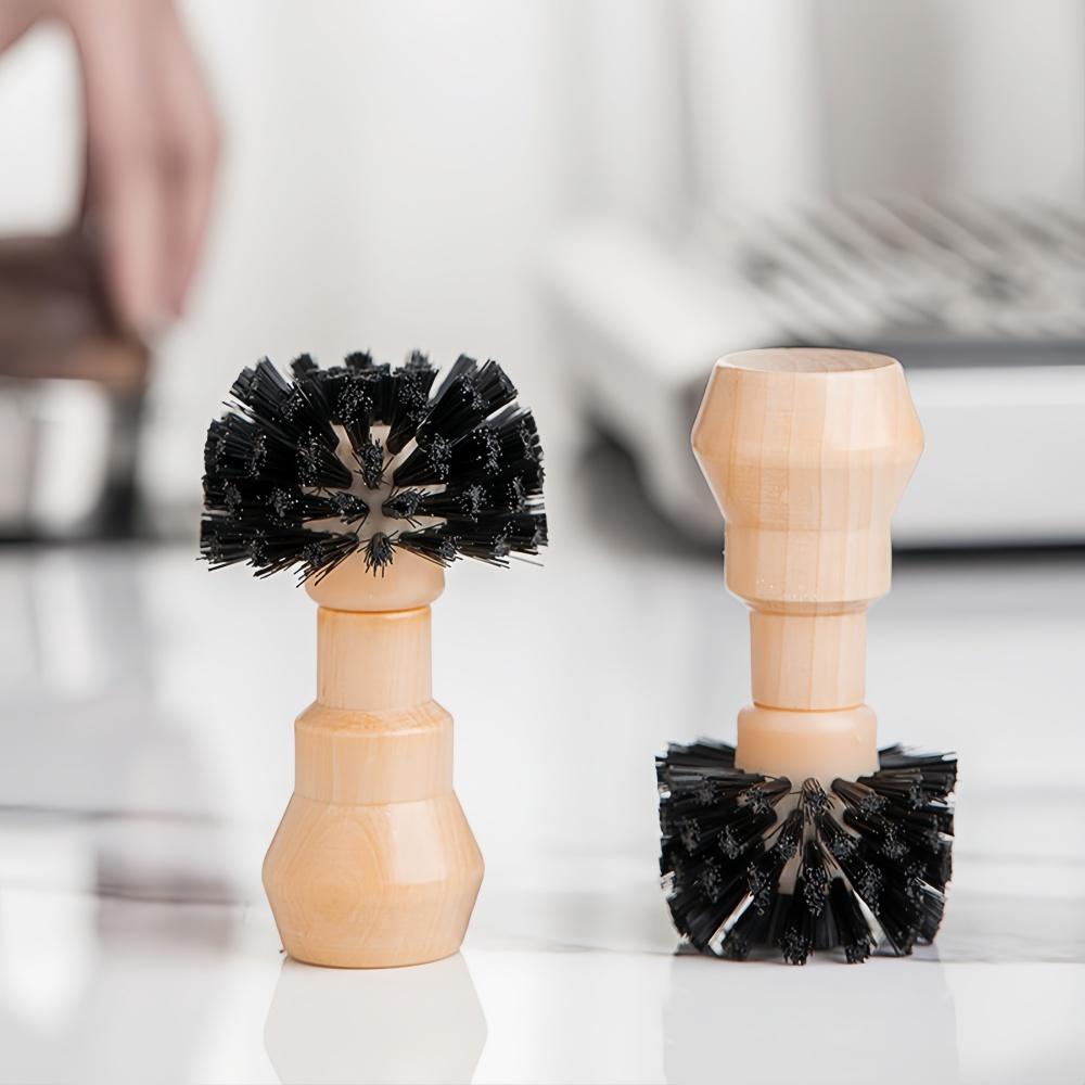 Щетка для чистки ручки кофемашины, деревянная ручка, для домашнего бариста, высокое качество, долговечная, легко чистится, профессиональные кофейные аксессуары