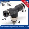 Japan PISCO Genuine Three-way Manifold Connector: PB4-01, PB4-02, PB4-M5, PB4-M6