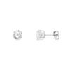 Earrings - LOVA LOLA VAN DER KEEN - Solitaire - 925 Sterling Silver - Zirconium Oxide - 6 Mm