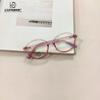 Anti-Blue Children'S Optical Mirror Round Frame Retro Fashion Student Glasses Tr90 Computer Flat Mirror