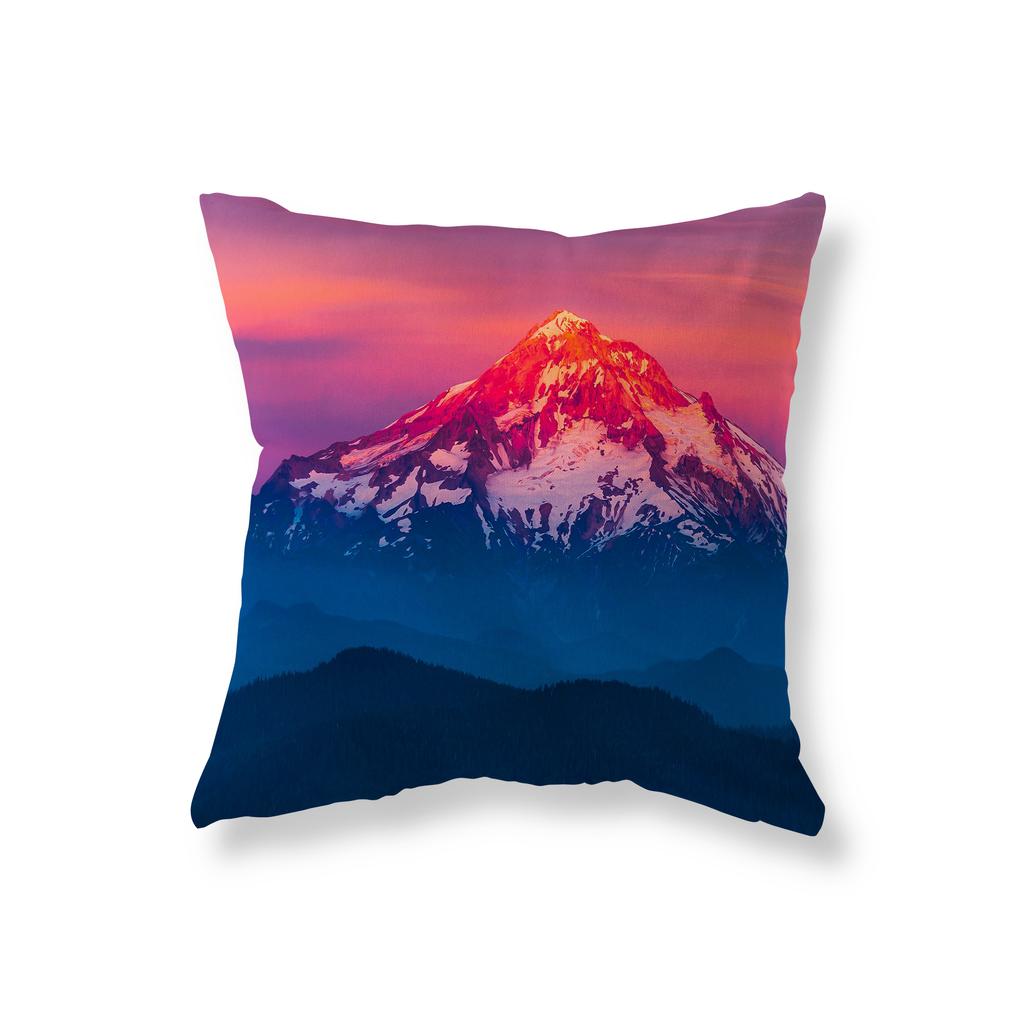 Наволочка с извержением вулкана, молнией и пейзажем, декоративная наволочка для дивана, наволочка на подушку для стула, домашний декор для комнаты