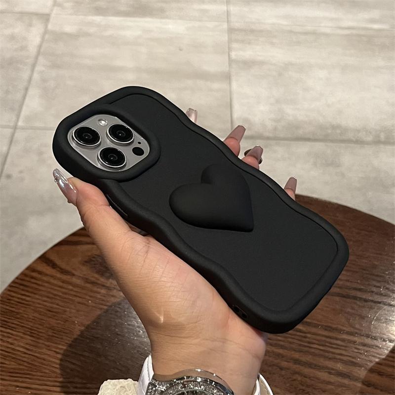 Канди-цветной волнистый чехол-сердечко для телефона Xiaomi Redmi Note 13 12 Pro Plus 10 11 10S 11S 14C 10C 12C 13C 9C 8A 9T 9S 8 A1 A2 A3