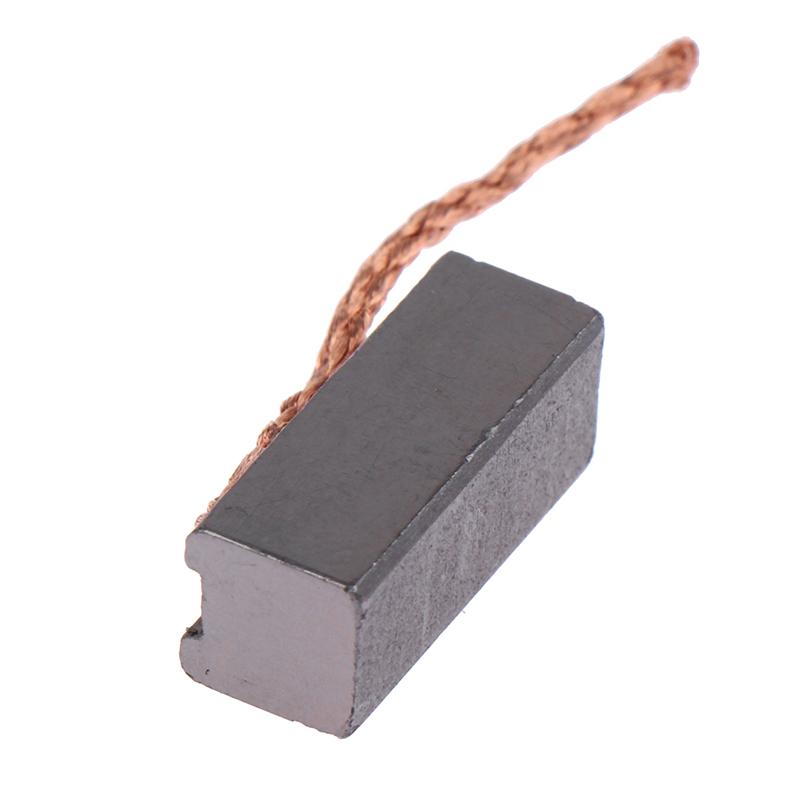 10Pcs High Quality Generic J432A Leads Generator Carbon Brushes Wire Electric Motor Brush Replacement 8×8×19Mm