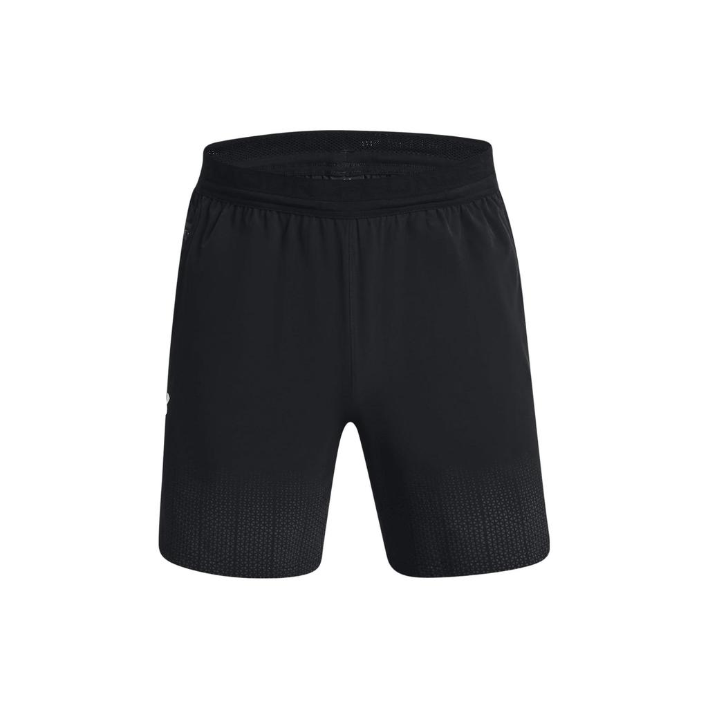 Under Armour Solid Color Woven Sports Shorts Men Bottoms Black 1376788-001