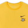 Nike Cartoon Sun Hand Print Graphic Letter Crew Neck Short Sleeve T-Shirt Men Tops Yellow DV3189-728