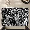 Zebra-stripe Floor Mat Bathroom Mat Kids Room Bedroom Decoration Balcony Anti-Slip Doormat Living Room Bedside Area Rugs