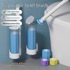 Disposable Toilet Brush with Sponge Head for Stain Removal and Dead Angle Cleaning