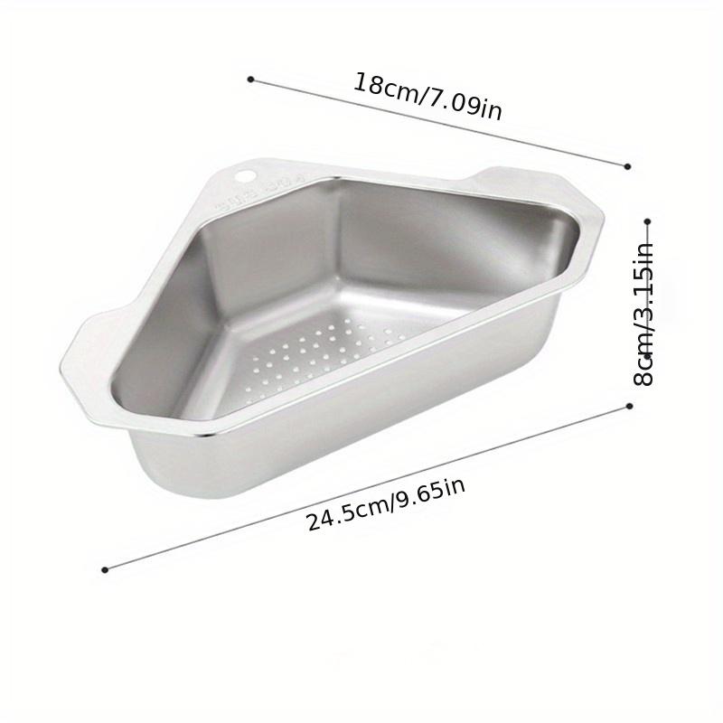 1pc Kitchen Triangular Sink Strainer Fruit Vegetable Drainer Rack Sink Filter Shelf Drain Baskets Waste Filter Kitchen Tools