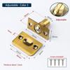 1Set Cabinet Gate Closet Door Ball Catch with Screws Door Latch Set Durable Door Stopper