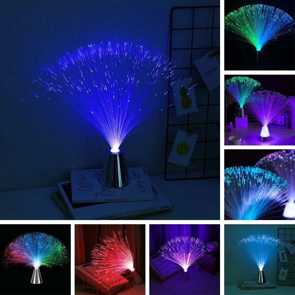 Luminous LED Fiber Optic Lamp Creative Atmosphere Lamp Desktop Light  Children Baby Bedroom
