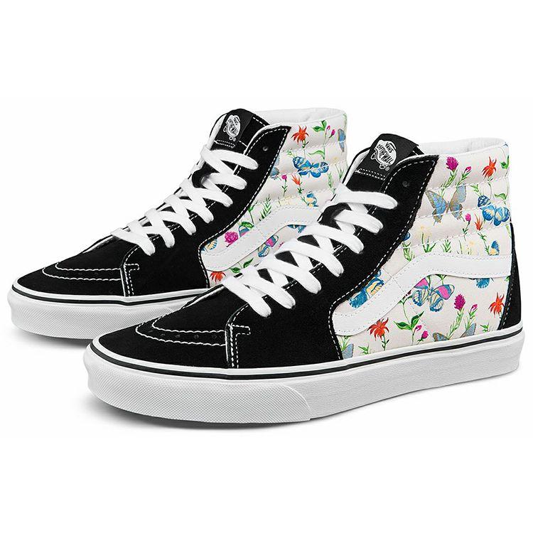 Vans Sk8-Hi Butterfly Floral Marshmallow унисекс кроссовки VN0A5HXVUC0