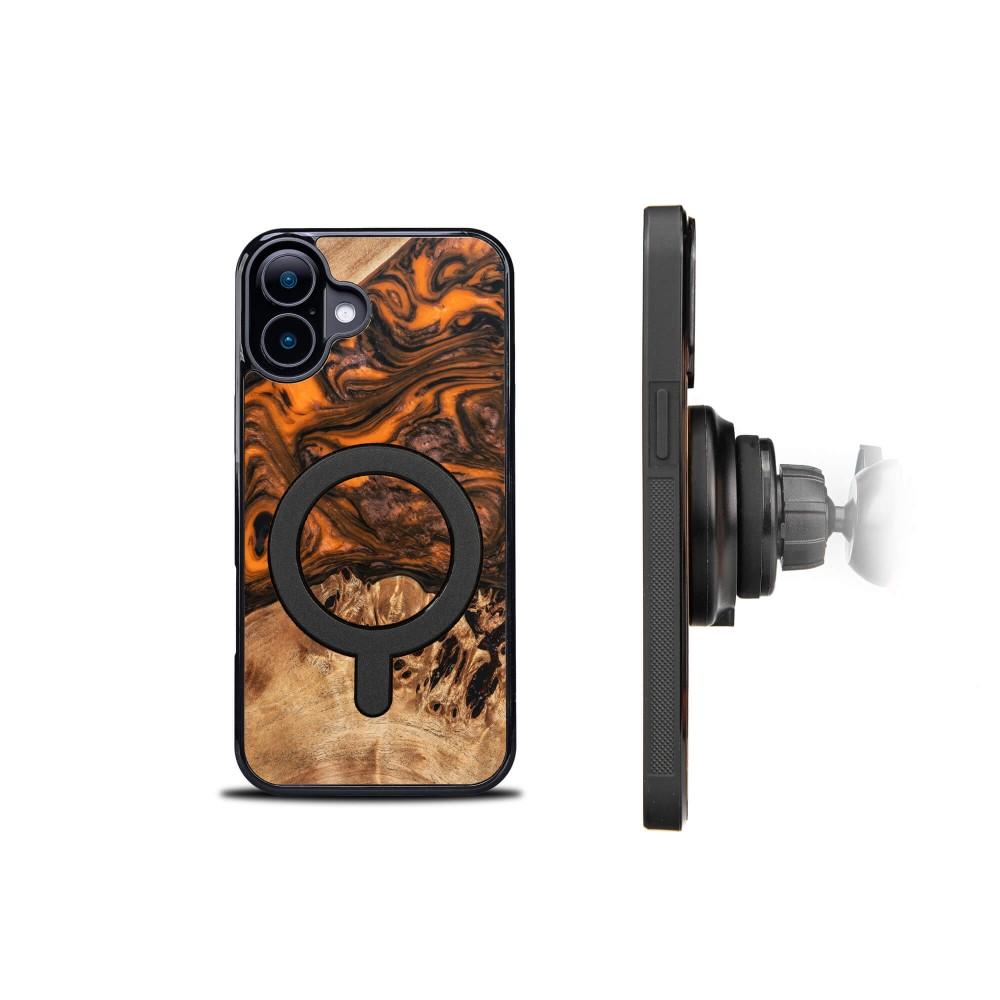 Bewood Unique case for iPhone 16 Plus - Orange with MagSafe