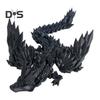 3D-печатная фигурка летающего дракона с подвижными суставами, красочная фигурка дракона, шарнирная модель крылатого дракона, игрушка-фиджет, настольное украшение, орнамент