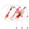 YUWENW Cat Toys, Set of 3, Perfect for Cat Play, Pet Supplies, Feather Toys, Ultra-Lightweight Dangle Toys with Bird Feathers, Cat's Favorite Toy,