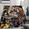 Personalized Art Blanket Abstract Collage Design Soft Fleece Throw Gift Home Decor Creative Theme
