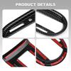 For Ford Mustang 2015+ Carbon Fiber Shift Frame Cover Plate Protection Decorative Sticker Car Interior Accessories
