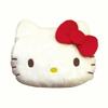 K Company Hello Kitty 70s Series Face H320 X W420 X Cushion, Red, D100mm, KT70-FC-RD