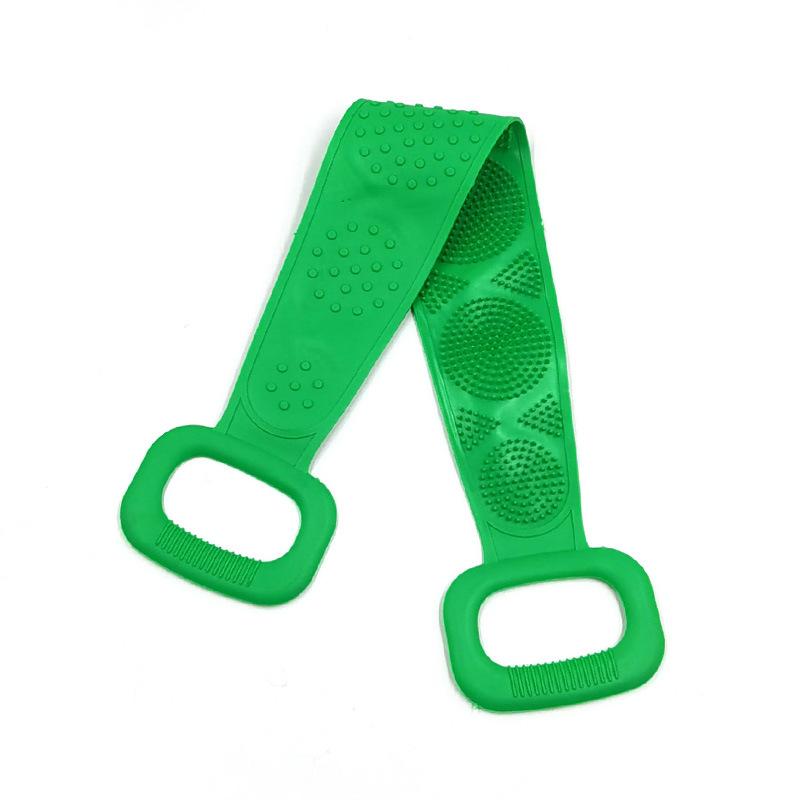 Silicone Rubbing Artifact Back Bath 60CM Long Bath Towel Rubbing Back Strong Double-sided Mud Rubbing Ash Rubbing Bath Towel