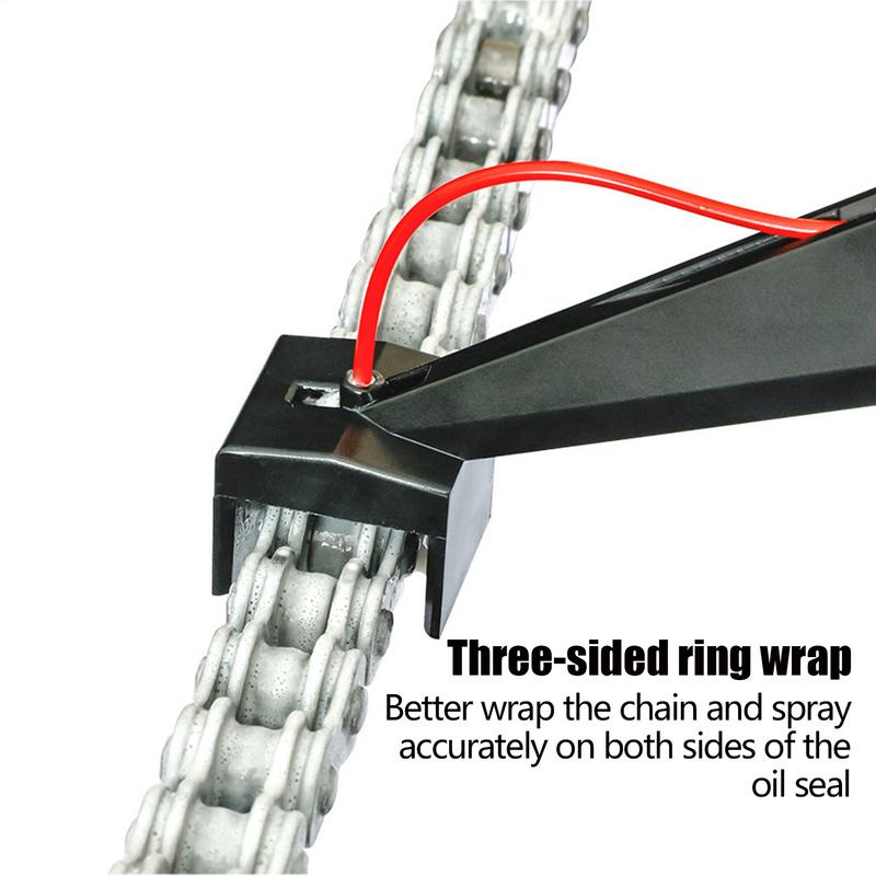 Аппликатор для смазки цепи мотоцикла Безгрязевая смазка-воск для цепи Насадка-очиститель цепи Масленка для цепи мотоцикла Спрей Передача