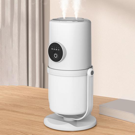 Ароматерапевтический увлажнитель воздуха с вращающимся кронштейном, интеллектуальным таймером, режимом двойного распыления, бесшумным распылителем воздуха с резервуаром для воды большой емкости