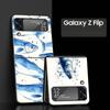 Чехол для Samsung Galaxy Z Flip 3 4 5 6 7 Складной Черный Корпус Для Samsung Z Flip4 Flip5 ПК Жесткая Крышка Sardines aquatic product