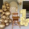 1Pc 73cm Lighting Butterfly Number ONE KT Board Party Decor for Anniversary Birthday Home Party Decorating Tool Kids Gift