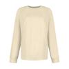 Women's Fashion Long Sleeve Shirts Loose Fitted Crewneck Basic Tops Casual Outfits