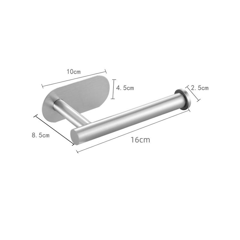 Самоклеящийся держатель для туалетной бумаги и полотенец, настенное крепление из нержавеющей стали, диспенсер для рулонов полотенец для ванной комнаты и кухни