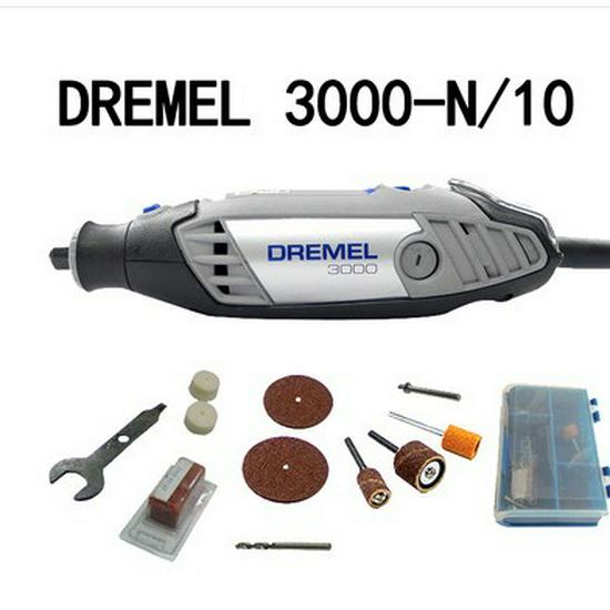 DREMEL 3000N/10 Электрическая шлифмашина с регулируемой скоростью: Набор инструментов для шлифовки, полировки, резки, гравировки