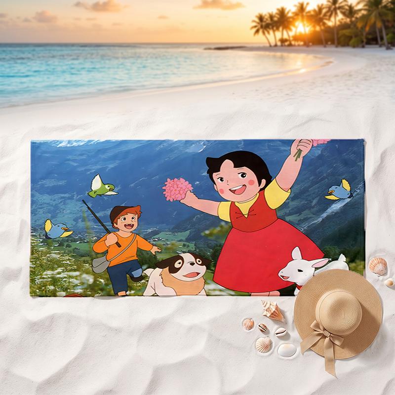 Heidi Soft and comfortable beach towel perfect for vacations and poolside use an ideal gift for summer holidays