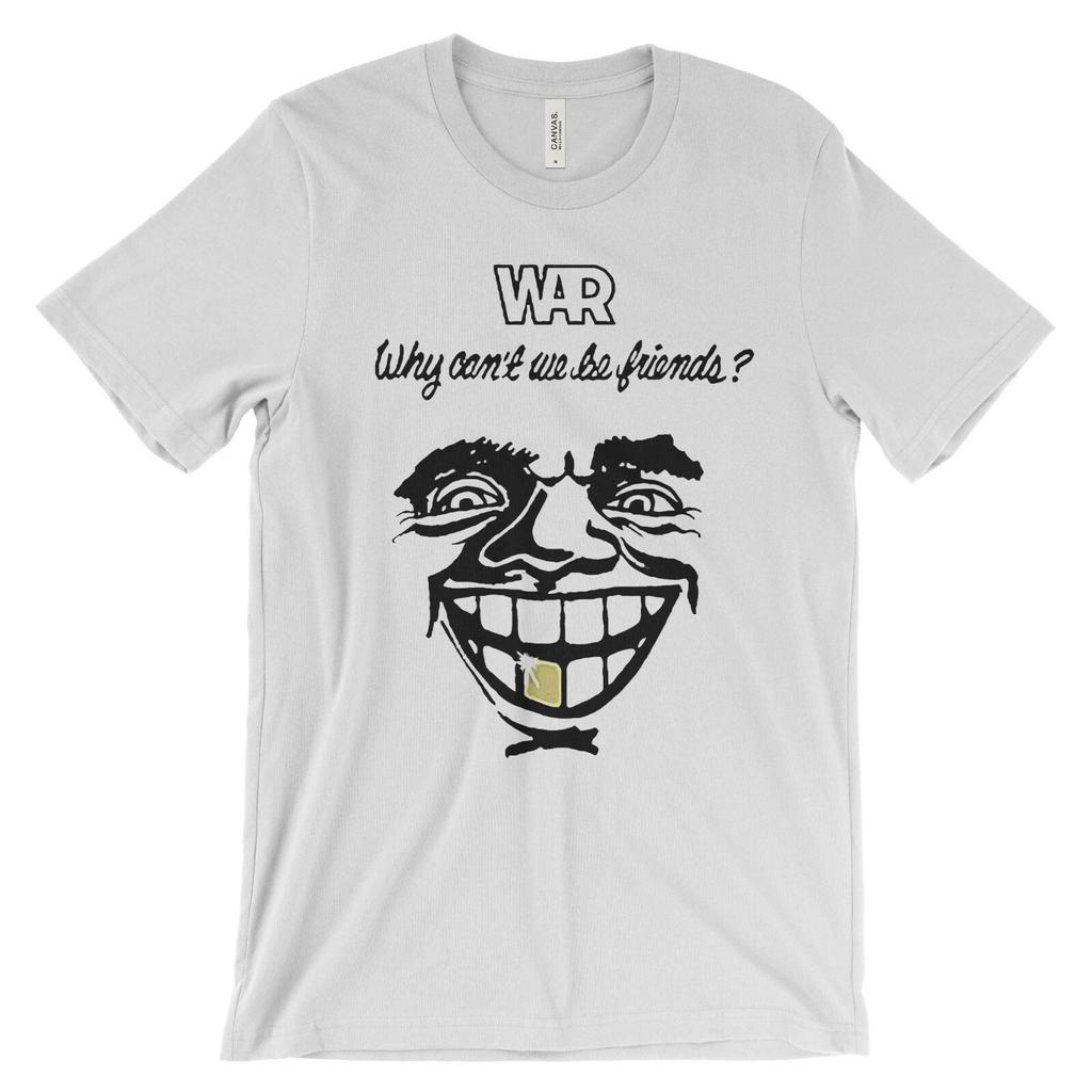 Футболка с принтом War Band Funk Why Can't We Be Friends? Лоурайдер Музыка на весь день Сиско Кид