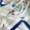 Silk Scarf Women's New Temperament High-end Sense Small Square Scarf Printing Autumn Fashion Scarf Versatile Shirt