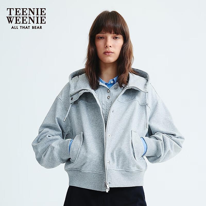 Женская толстовка с капюшоном на молнии Teenie Weenie Solona Bear