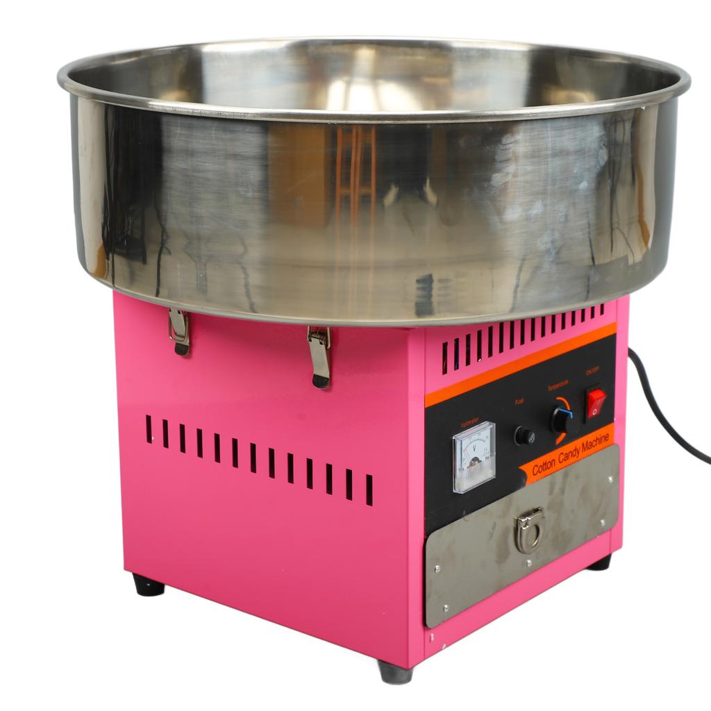 Cotton Candy Machine Commercial Fully Automatic Mini Stainless Steel Candy Floss Maker for Parties