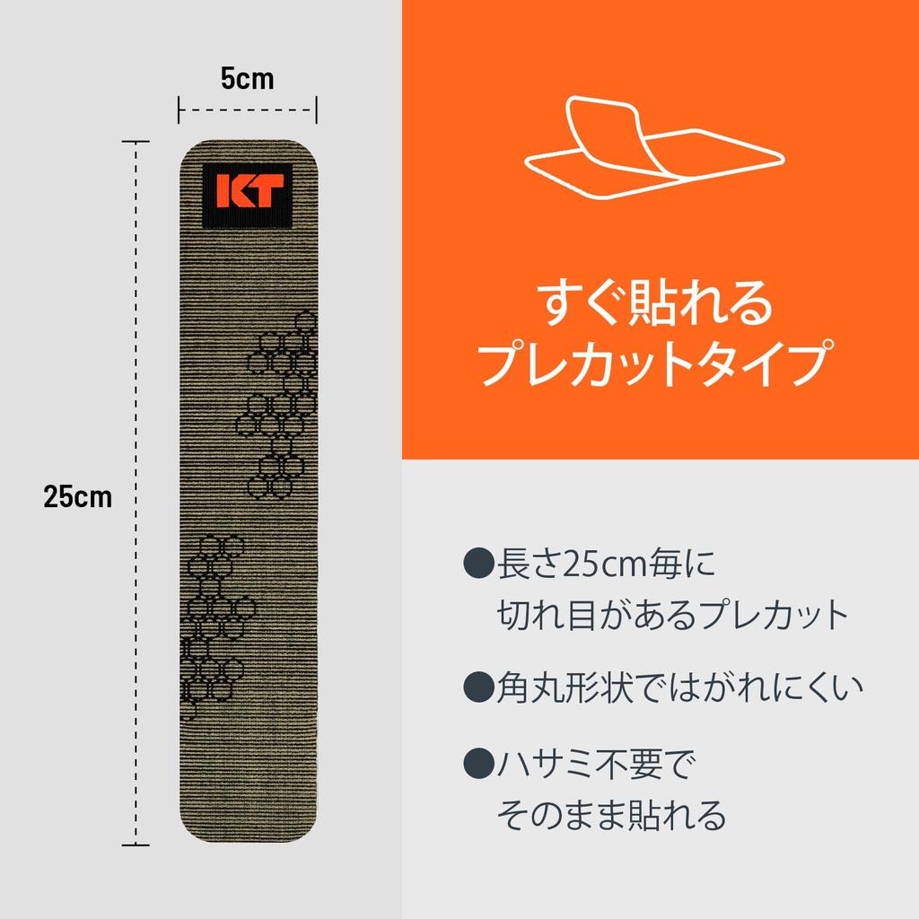 Кинезиологическая лента KT TAPE KTPROX20 PRO Oxygen 20 Titanium 20 шт. Не требуются ножницы Нелегко оторвать Устойчив к поту и воде Прочный клей