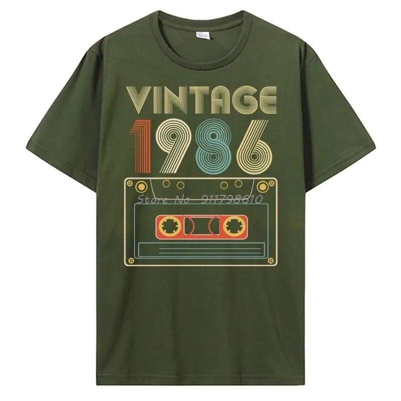 Новая футболка унисекс, винтажная футболка 1985, 1986, 1987, 1988, 1989 годов, женская футболка, унисекс, хлопковые футболки, хип-хоп, Harajuku, уличная одежда, унисекс