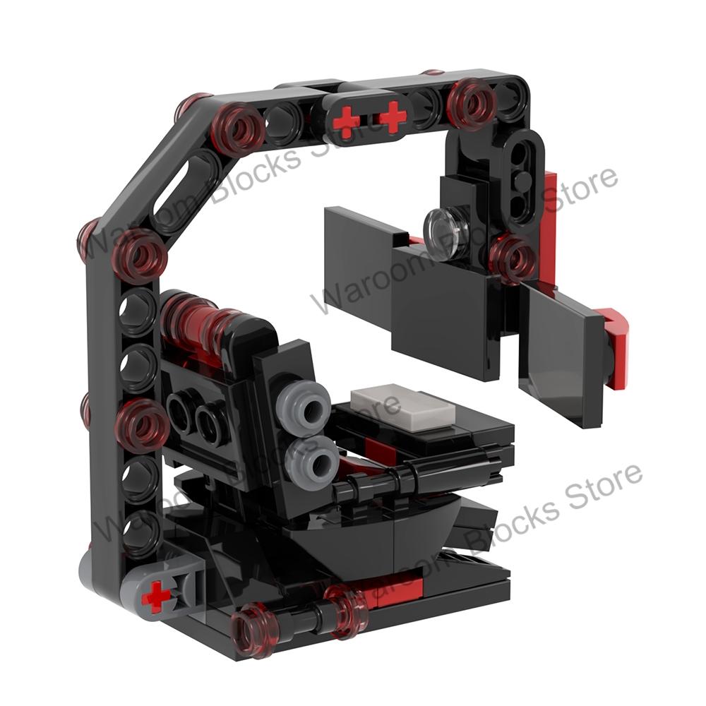 MOC City Bricks Компьютерные столы Мебель Игровой Офисный Совместимые Фигурки Строительные Блоки Креативные Игрушки Для Детей Взрослых Подарок