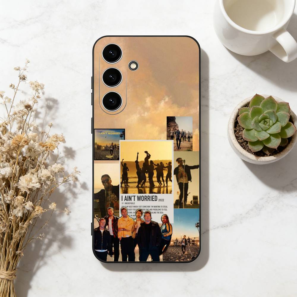 Поп-рок группа O-OneRepublic Чехол для телефона для Samsung Galaxy A73,A72,A71,A70,A53,A52,A51,Другие Мягкий черный чехол