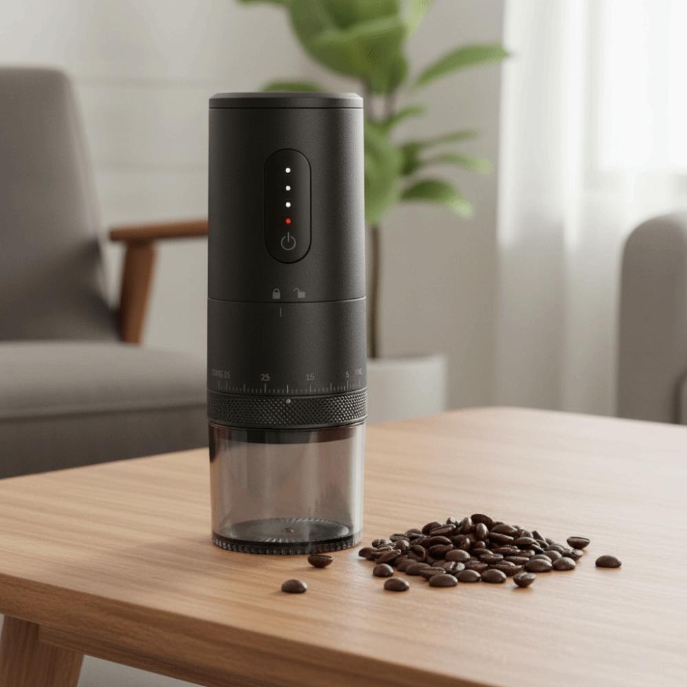 Ceramic Grinding Core Portable Electric Coffee Grinder Automatic Coffee Bean Mill  Outdoor