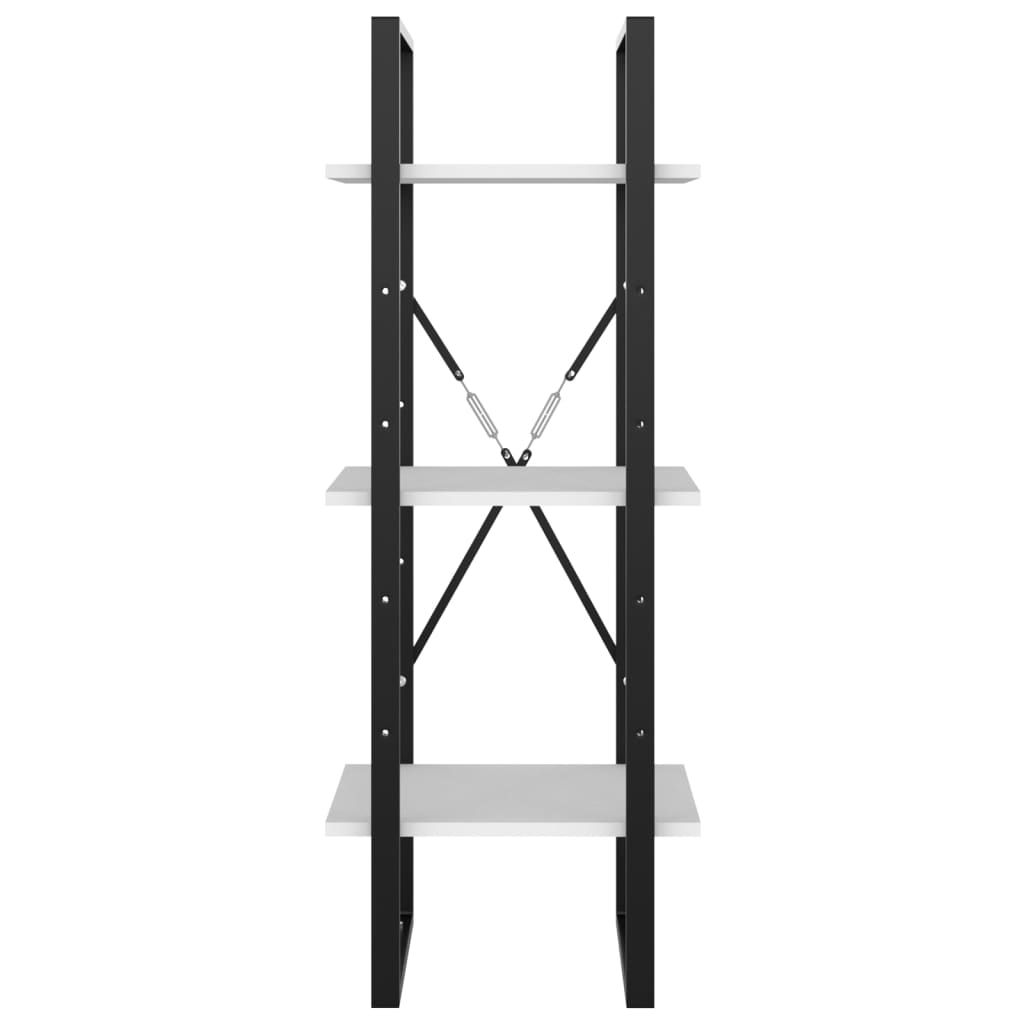 Bücherregal, Balkongestell, Dekorationsregal, 40x30x105 cm