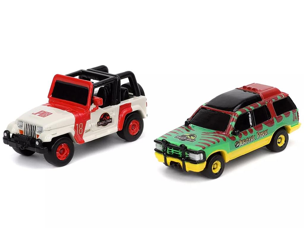 JADA TOYS Nano Scene Юрский парк диорама Jeep Explorer NANO 34244 Wrangler/Ford [Предмет]