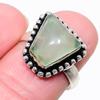 Prehnite Gemstone 925 Sterling Silver Jewelry Ring Size 8 U3I00