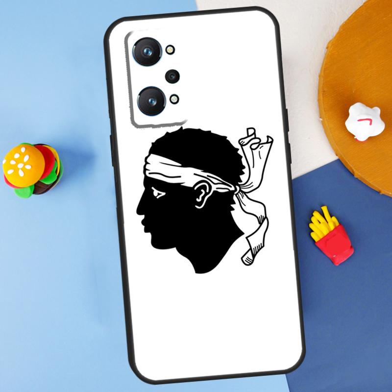 Flag of Sardinia For Realme GT7 Pro GT 6T 6 5 C67 C61 C55 C53 C51 C21Y C25S C75 10 11 12 13 14 Pro Plus Case