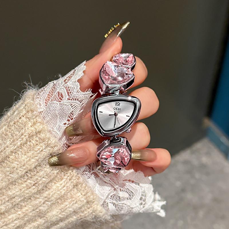 Crystal Women Bracelet Watches Top Brand Luxury Rhinestone Unique Design Quartz Wrist Watches For Ladies High Quality